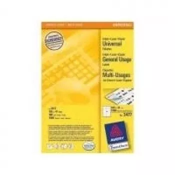 Avery - Etichette - bianco - A4 (210 x 297 mm) - 100 pz. 14) (3477)