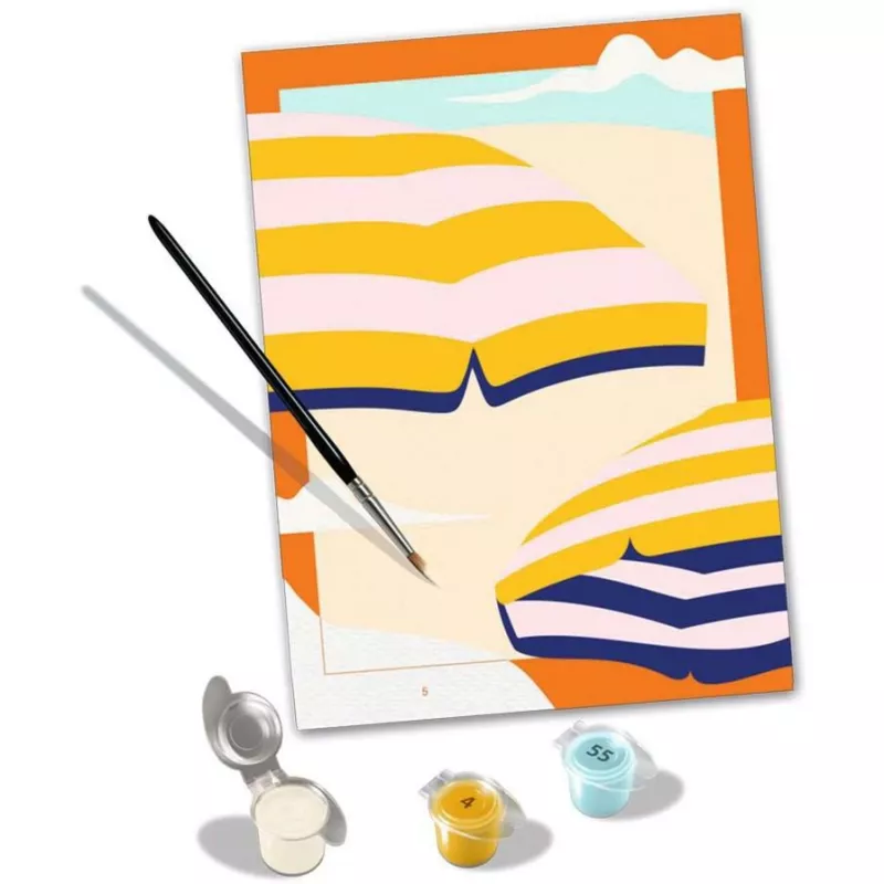 Set da pittura Ravensburger CreArt Sunny Times — set su tela pittura con numeri