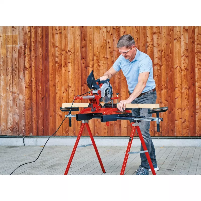 Einhell MSS 1608 supporto per troncatrice 4 gambe nero rosso portata massima 80 kg