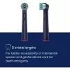 Beurer TB Clean Eco Green Planet testine spazzolino, blu scuro, confezione da 4