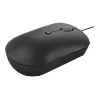 Mouse ottico con filo Lenovo GY51D20875 USB Type-C, ambidestro, 2400 DPI, 4 tasti, nero
