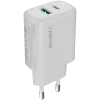CANYON caricabatterie OnCharge 250 25W 1xPD 1xQC EU bianco
