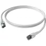 Easylan CP1KWBWBW0005 cavo di rete RJ45, cavo patch CAT 6a S/FTP 0,5 m bianco 1 pz.