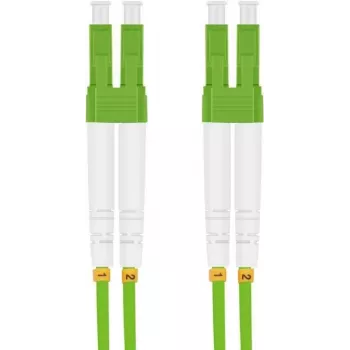 Herweck Helos LWL - cavo patch - LC multimodale (M) su LC multimodale (M) - 10,0 m - fibra ottica - duplex - 50/125 micrometri - OM5 - verde chiaro (187473)