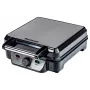 Macchina per waffle Ravanson GR-7030 — 4 waffle, 1100 W, piastre antiaderenti, termostato regolabile, manico che rimane freddo