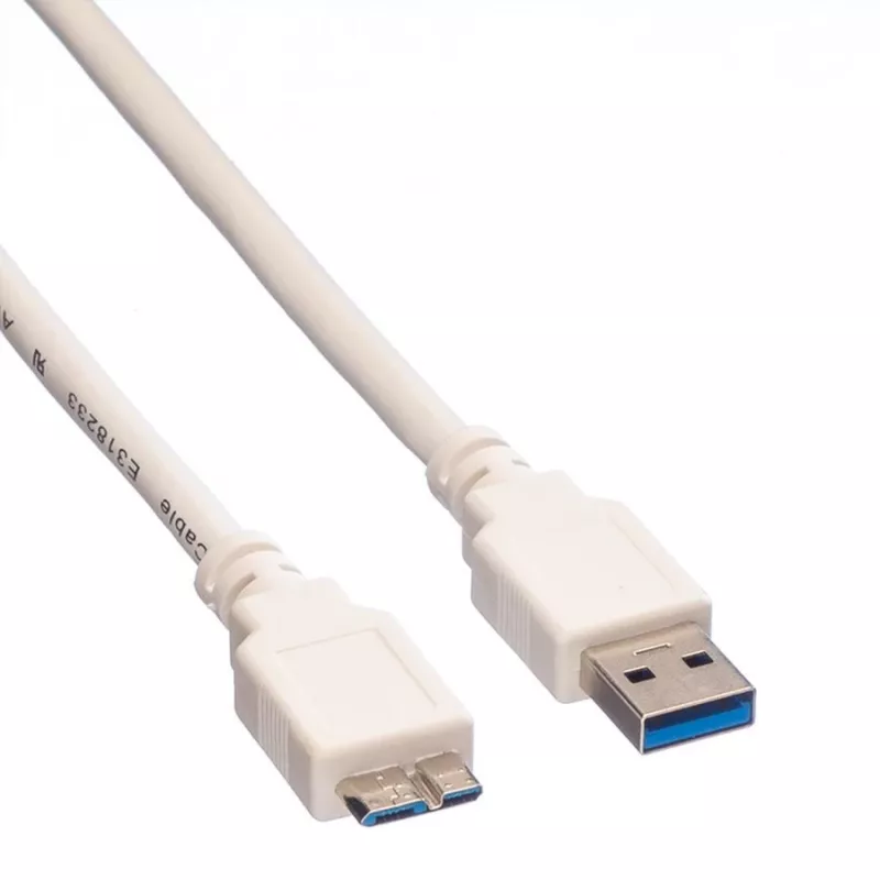 Cavo USB 3.0 A - Micro B M/M 0,8 m 11.99.8873 VALUE