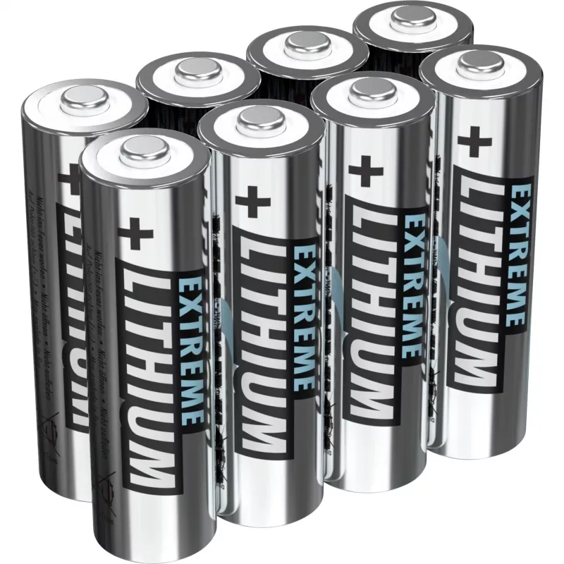Batteria monouso Ansmann 4+4 Lithium AA