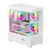Case per computer DarkFlash C365 (bianco) con 5 ventole