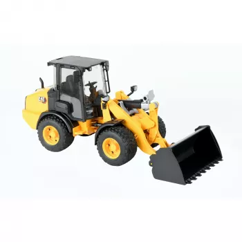 Pala gommata articolata compatta BRUDER BR-02485 modello in scala 1:16, veicolo giocattolo in pressofusione