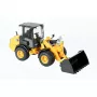 Bruder 02485 CAT pala gommata articolata compatta, modellino di veicolo giocattolo, in plastica