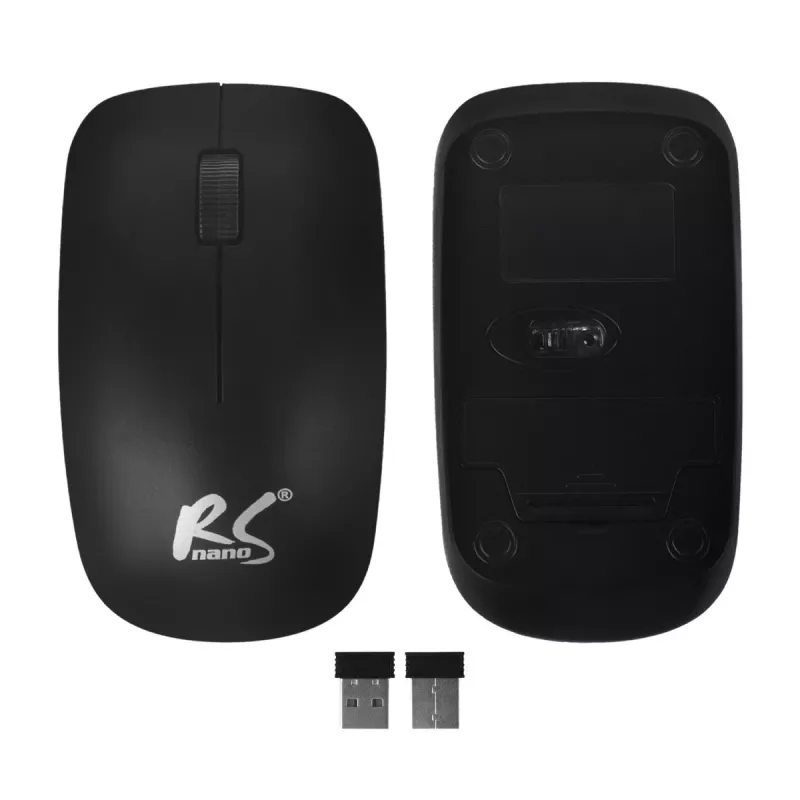 Combo tastiera e mouse wireless NanoRS con design ergonomico – RS580 per un utilizzo fluido ed efficiente
