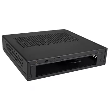 Akasa Cypher MX3 - mini-tower - PC - SGCC - nero - Thin Mini-ITX - disco fisso - alimentazione (A-ITX38U3-M1B)