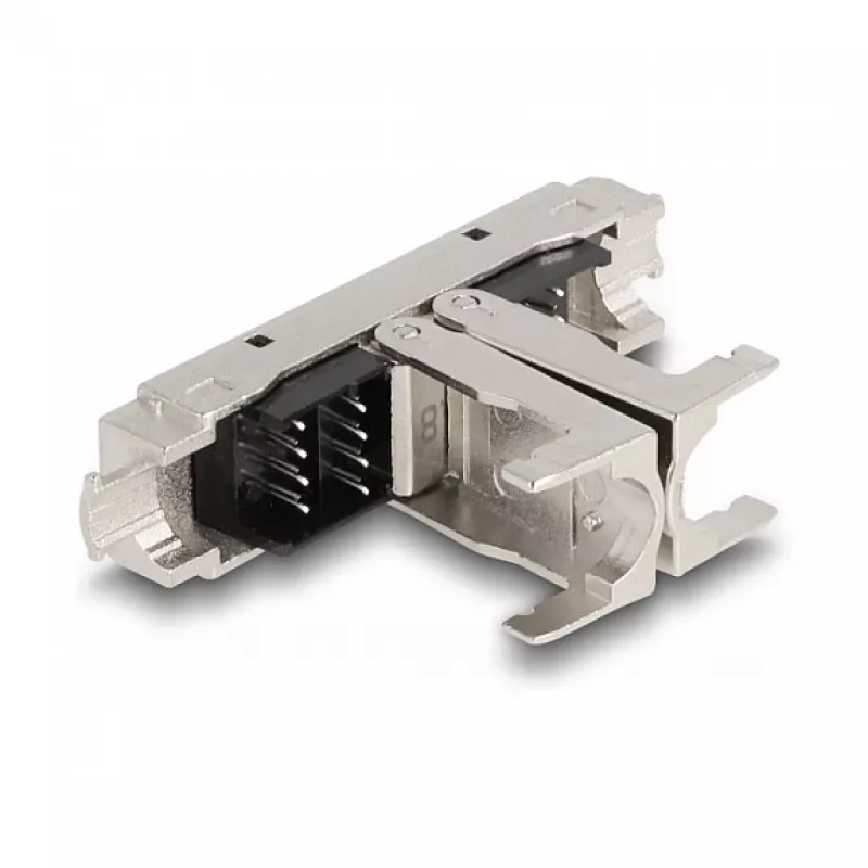Giunto RJ45 DeLOCK LSA su LSA Cat.8.1 senza attrezzi nero