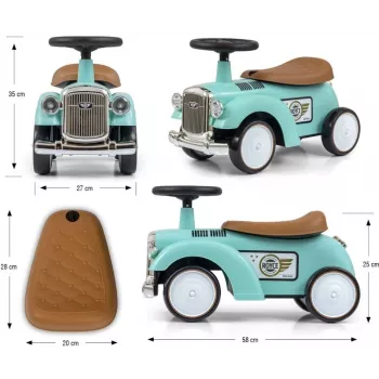 Veicolo a spinta milly mally Royce in colore menta — modello 5473