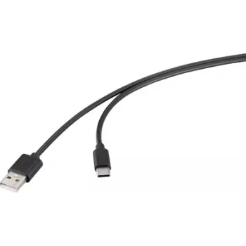 Renkforce cavo USB USB 2.0 USB-A maschio, USB-C® maschio 2,00 m nero RF-6830422 (RF-6830422)