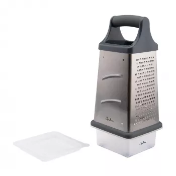 Grattugia manuale per alimenti Jata HRAL3248 – grattugia a 4 lati con contenitore