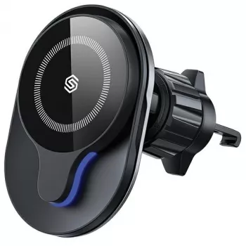 Supporto magnetico auto MagSafe 15W a induzione nero