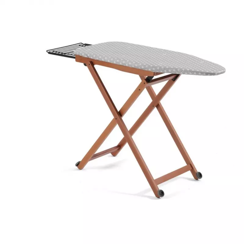 Asse da stiro ARREDAMENTI STIROLIGHT 135 x 45 cm, copertura marrone, gambe pieghevoli