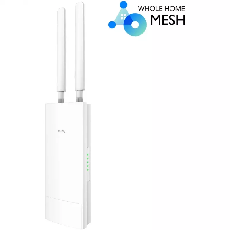 Access Point Cudy AP1300 Outdoor — Dualband 2,4/5 GHz, 300/867 Mbit/s, IP65, PoE, 2 antenne esterne RP‑SMA