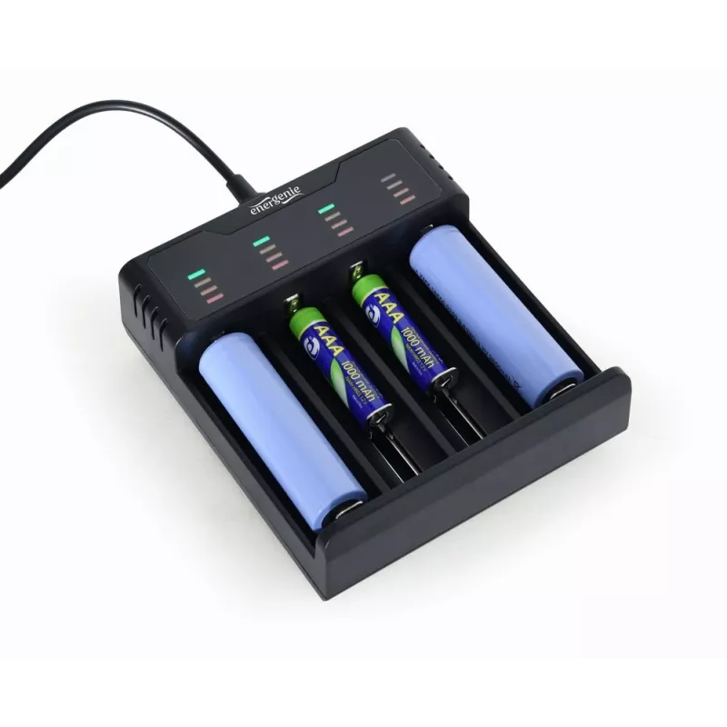 Caricabatterie Gembird BC-USB-02 USB litio-ioni NiCd NiMH