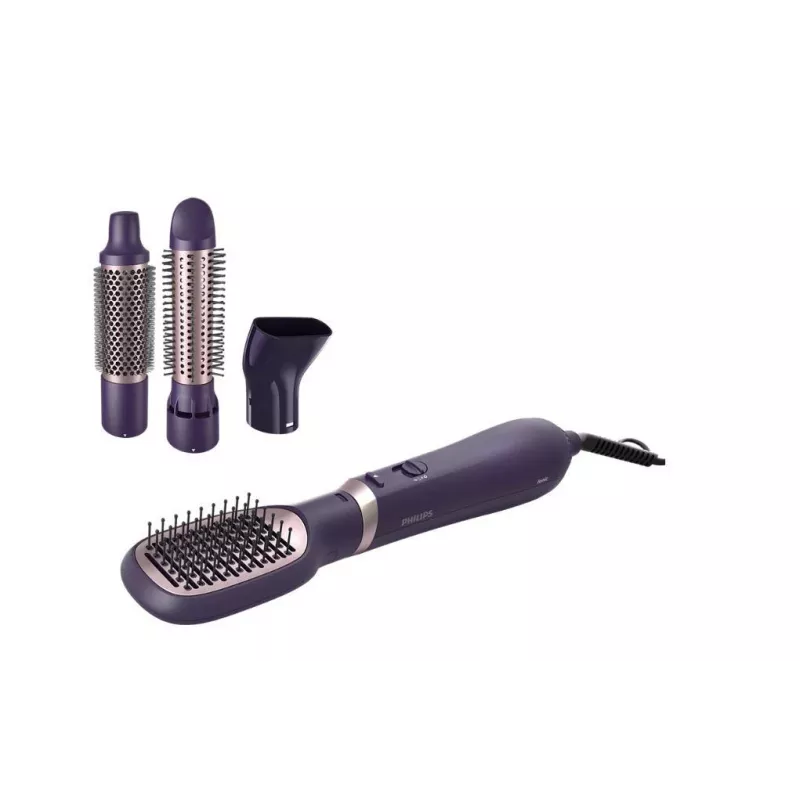Philips 3000 series BHA313/00 strumento per styling capelli spazzola ad aria calda caldo nero 800 W 1,8 m