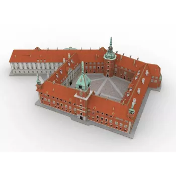 Puzzle 3D Cubicfun Castello Reale di Varsavia modello 306-20268 – modello architettonico in cartone, scala e numero di pezzi non indicati