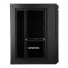 EXTRALINK LITE 9U 530X400 armadio rack a parete nero con ripiano