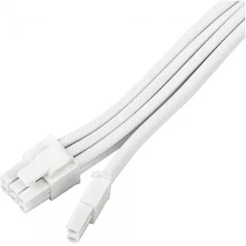 Cavo di prolunga per alimentatore SILVERSTONE PCIe 8‑pin SST-PP07E-PCI8W-V2 30 cm bianco