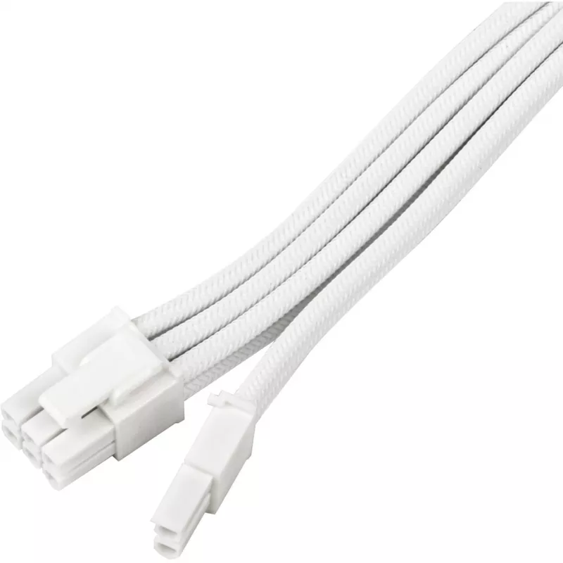 Cavo di prolunga per alimentatore SILVERSTONE PCIe 8‑pin SST-PP07E-PCI8W-V2 30 cm bianco