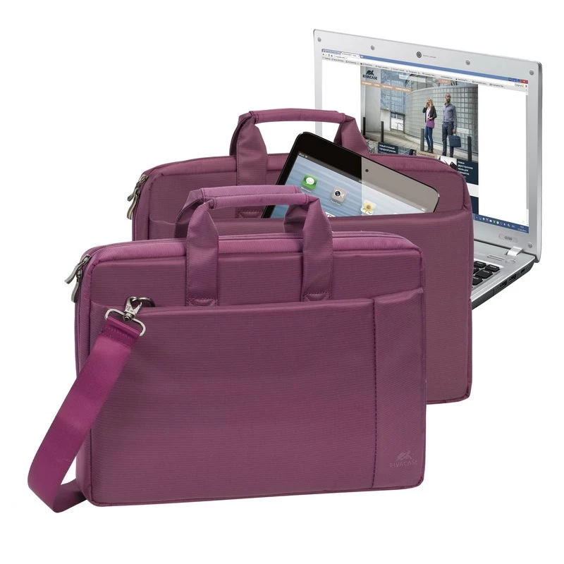 Rivacase 8231 39,6 cm (15,6 inch) borsa messenger viola