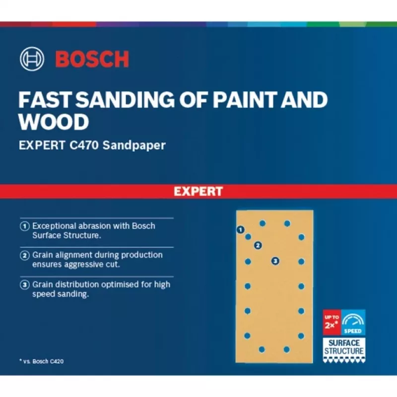 Carta abrasiva Bosch Expert C470
