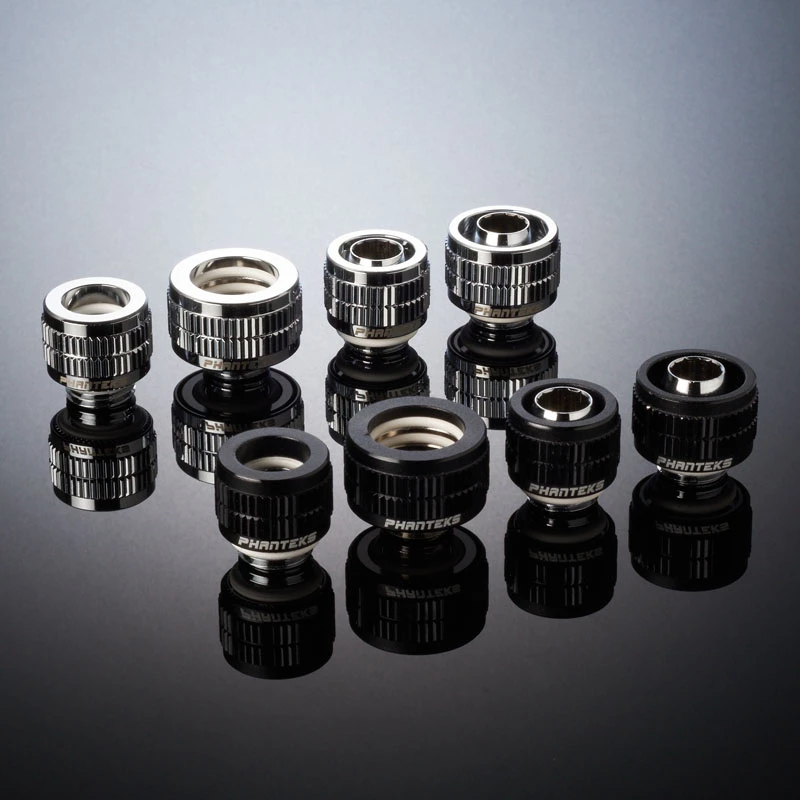 Raccordo a ghiera PHANTEKS PH-STC1310_BK — ottone, diametro interno 13 mm, 1 pz.
