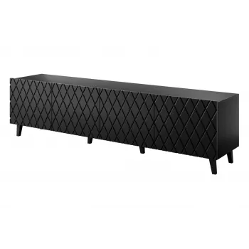 Mobile RTV ASTI 200x42x52 nero opaco