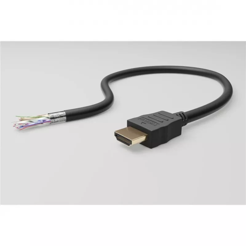 Goobay 61296 - Cavo HDMI High Speed con connettore angolare Ethernet 4Ka60Hz 2.0 - cavo - digitale/display/video