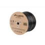 Lanberg LCF5-21CU-0305-BK cavo di installazione Cat5e F/UTP per esterni, rame massiccio, 305 m, nero