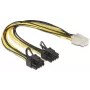 Cavo di alimentazione interno DeLOCK 83433 0,3 m PCI-E 6+2 Pin 6-Pin