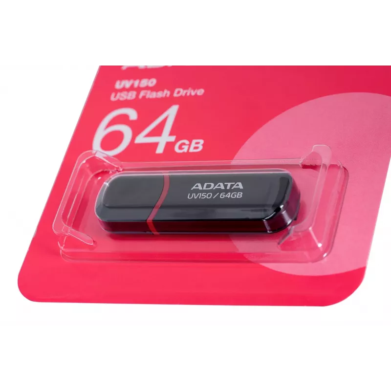 ADATA 64GB DashDrive UV150 unità flash USB USB Type-A 3.2 Gen 1 (3.1 Gen 1) nero