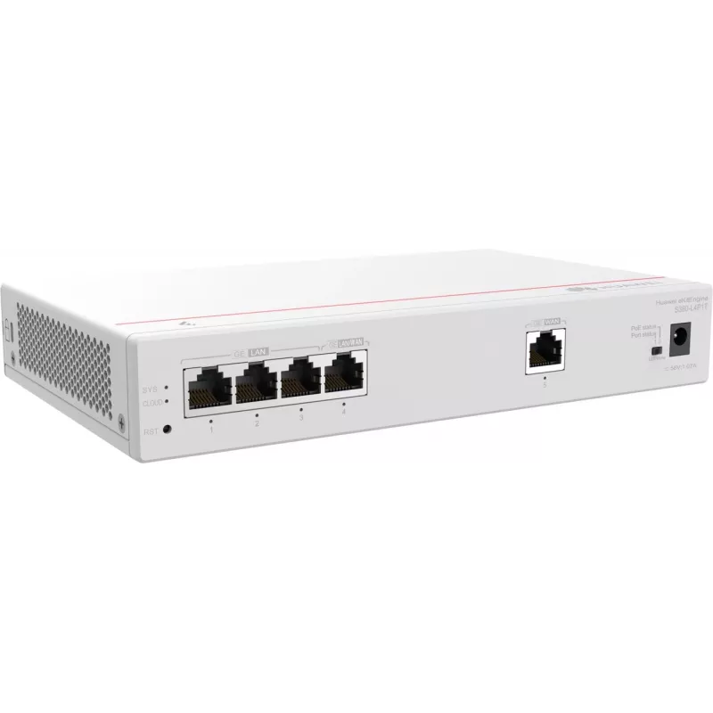 Huawei S380-L4P1T router multiservizio, 1x WAN, 4x POE LAN
