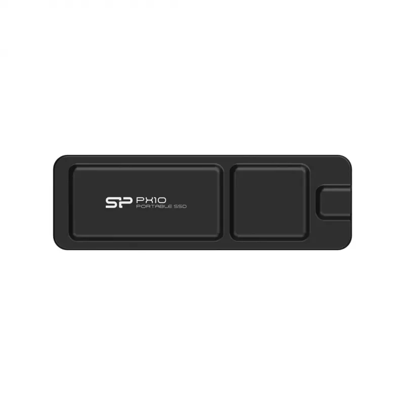 SSD esterno Silicon Power PX10 512 GB USB Type-C 3.2 Gen 2, 1050 MB/s, alluminio, nero