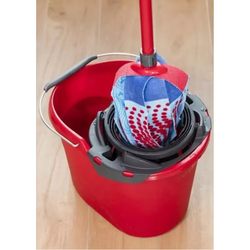 Vileda SuperMocio Torsion Power secchio con strizzatore, rosso