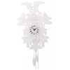 NeXtime orologio 2988 Cuckoo Weeble, 41x21 cm, da parete, bianco