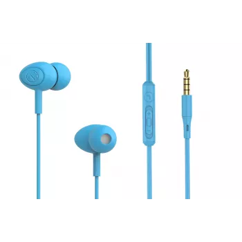 Auricolari in-ear con filo Tellur Basic Gamma blu