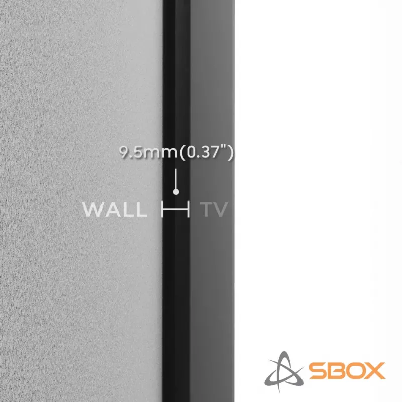 Sbox PLB-1948 supporto TV fisso da parete, 43-100 pollici, fino a 75 kg, VESA 800x600