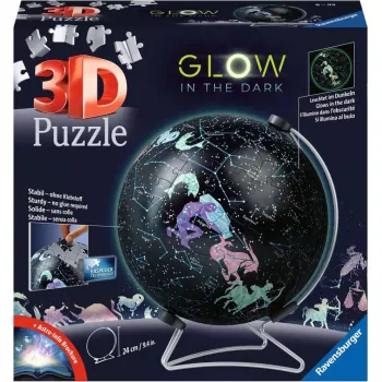 Puzzle 3D a sfera Star Globe che brilla al buio