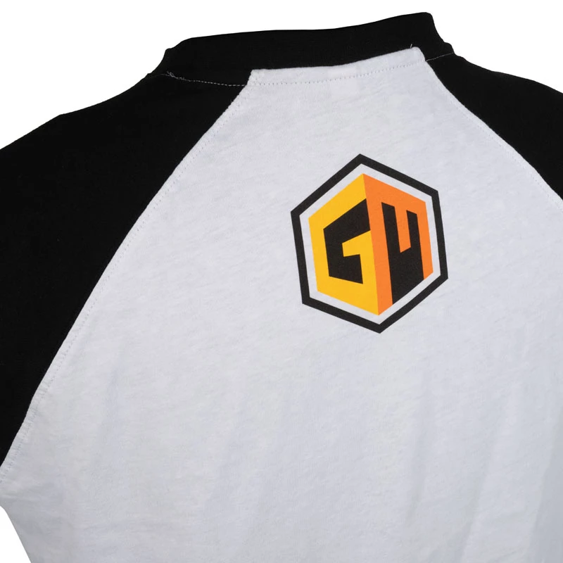 T-shirt Global Masters GM Text - bianco (L)