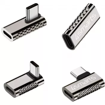 Adattatore cavo 4smarts 540464 USB-C a USB-C argento