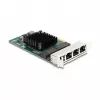 Scheda PCI Express x4 DeLOCK 4 x RJ45 Gigabit LAN BCM grigio