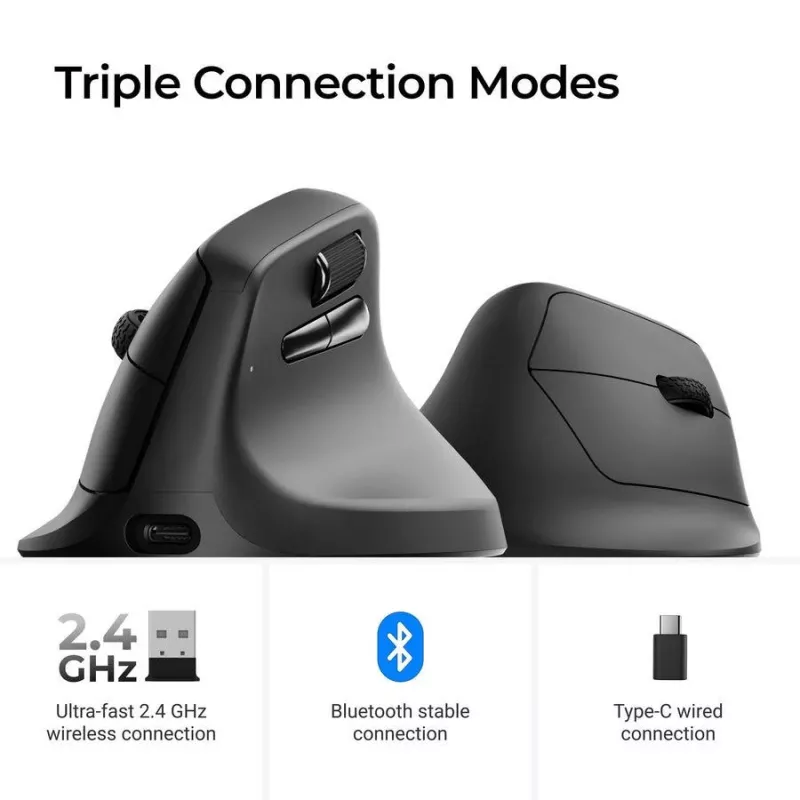 Mouse meccanico Keychron M5 8K nero (M5-A23)