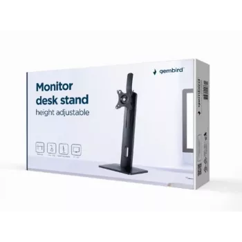 Supporto da tavolo per monitor Gembird MS-D1-01 regolabile in altezza nero