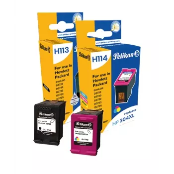 Pelikan 4950930 - Compatibile - nero - ciano - magenta - giallo - HP - confezione doppia - HP Deskjet 2600 HP Deskjet 2620 HP Deskjet 2622 HP Deskjet 2630 HP